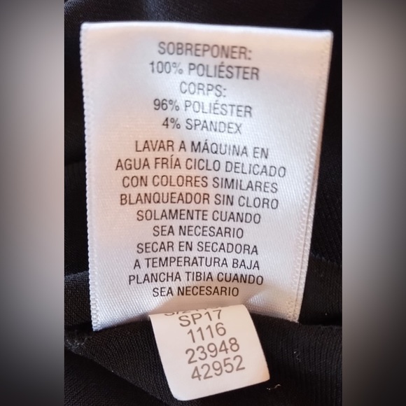 JM Collection Women's Printed Split-Front Tunic Top (Black Pink, Medium) Blouse - Picture 10 of 15